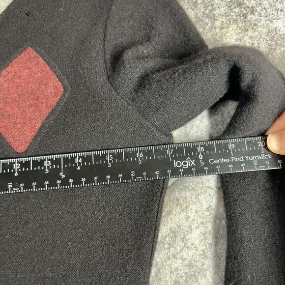 Eko-Logic 100% Recycled Cashmere Sweater Womens Large Retro USA Handmade Flaws - Picture 8 of 10